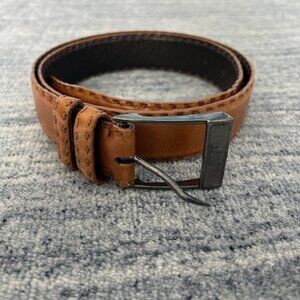 Brown Leather Belt Kiton